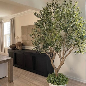 6-8 Faux Olive Tree, Giant Olive Tree, Artificial Olive Tree., Faux Olive Tree, Silk Olive Tree, High End Flora, Giant Olive image 1