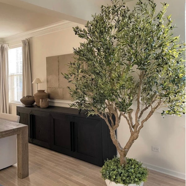 6-8’ Faux Olive Tree, Giant Olive Tree, Artificial Olive Tree., Faux Olive Tree, Silk Olive Tree, High End Flora, Giant Olive