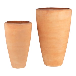 Terracotta Planter, Outdoor Planter, Tall Terracotta Planter, Outdoor Pottery, Indoor Pottery