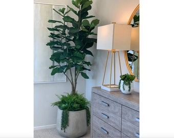 Faux Fiddle Leaf Fig Tree, Fiddle Leaf Fig, Artificial Tree, Artificial Fiddle Leaf, Silk Fiddle Leaf Fig Tree