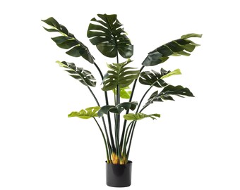 Faux Monstera Plant, Faux Swiss Cheese Plant, Monstera, Faux Split Philodendron, Artificial Philodendron,