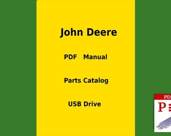 John Deere 4x2 6x4 Gas Or Diesel Gator Utility Vehicle Parts Catalog On USB
