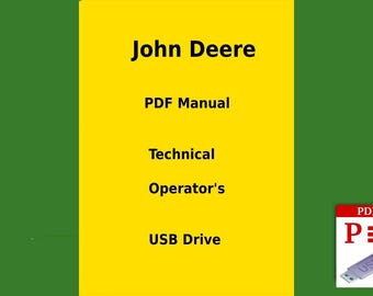 John Deere XUV550 Gator Technical Repair & Operator's Manuals On USB