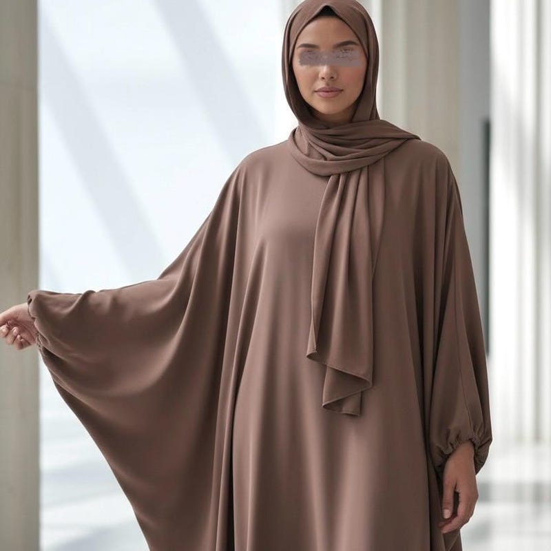 Black Modest Abaya - Etsy