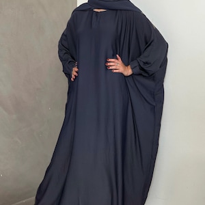 Best Seller Umrah Abaya with Cuffs (Berry)