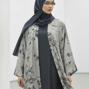Grey Abaya - Etsy Sweden