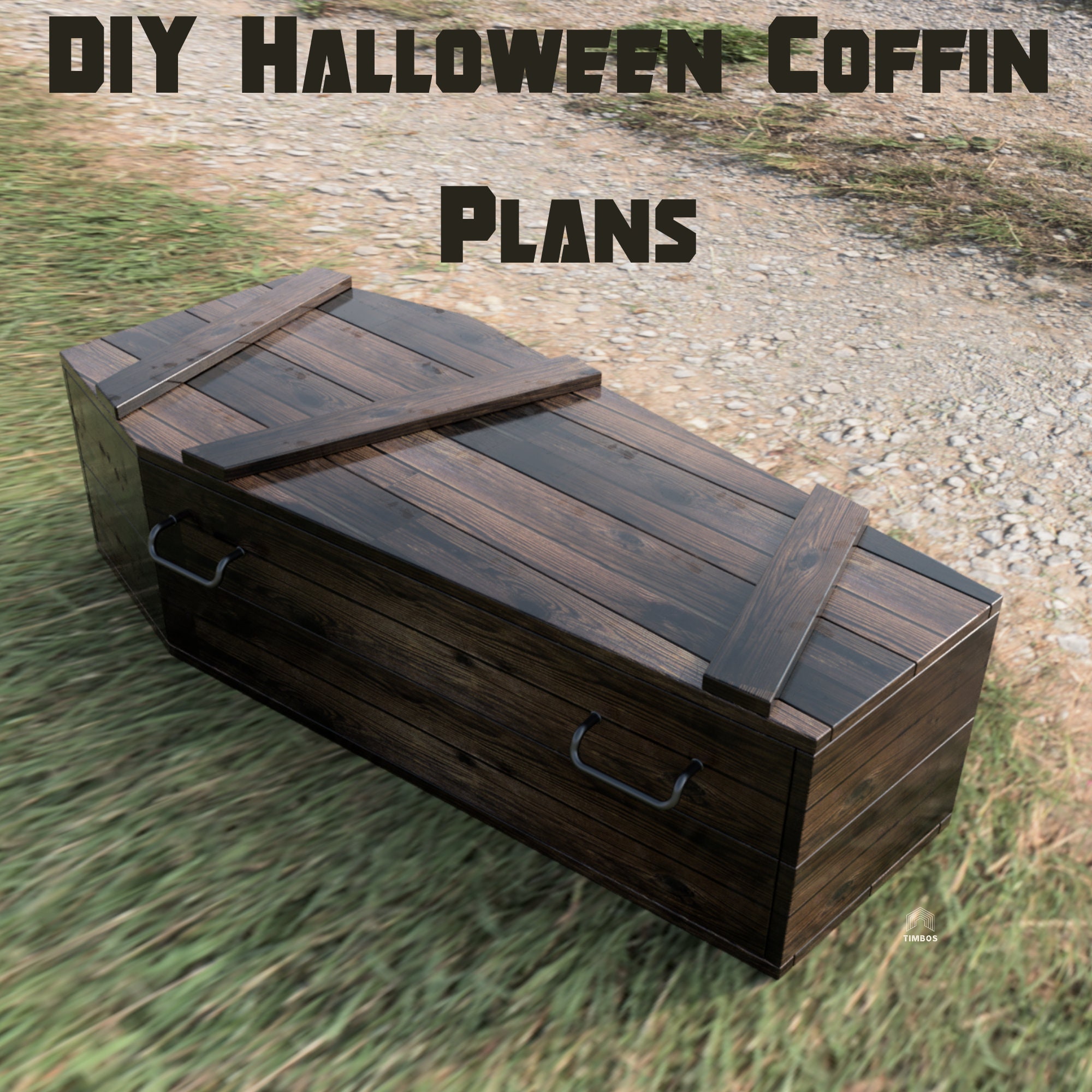 Elvira - Coffin - Cardboard Standup