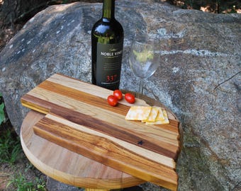 Nebraska state-shaped Teak Charcuterie or Cutting Board, Serving Tray, personalized