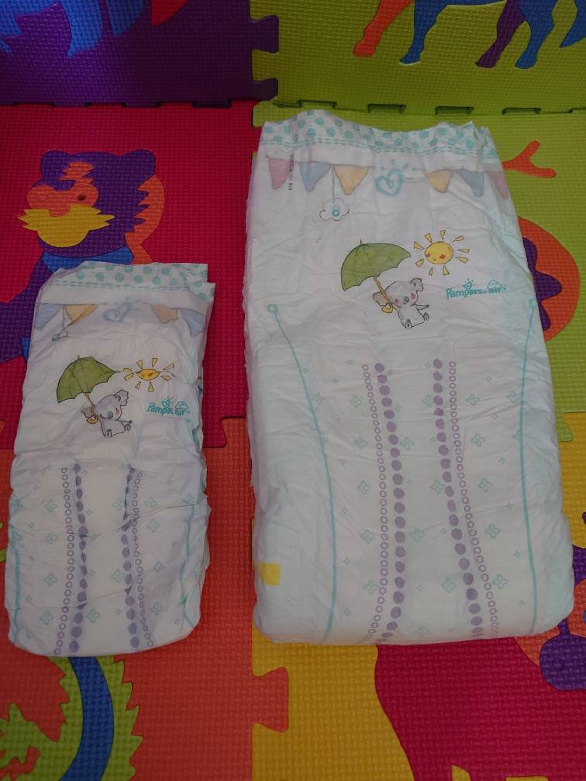 ABDL pampers style diapers Etsy