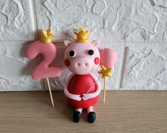 Peppa Pig Fondant Figuren