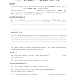 Event-Planning-Contract-Template