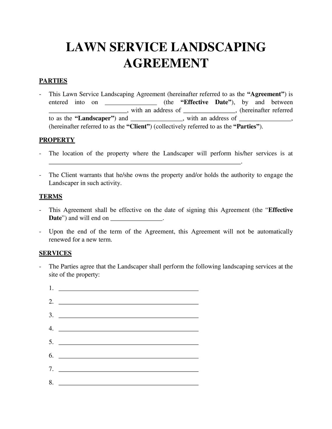 Lawnserviceandlandscapingcontracttemplate Etsy Lawnserviceandlandscapingcontracttemplate Etsy