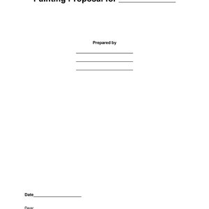 Painting-Proposal-Template