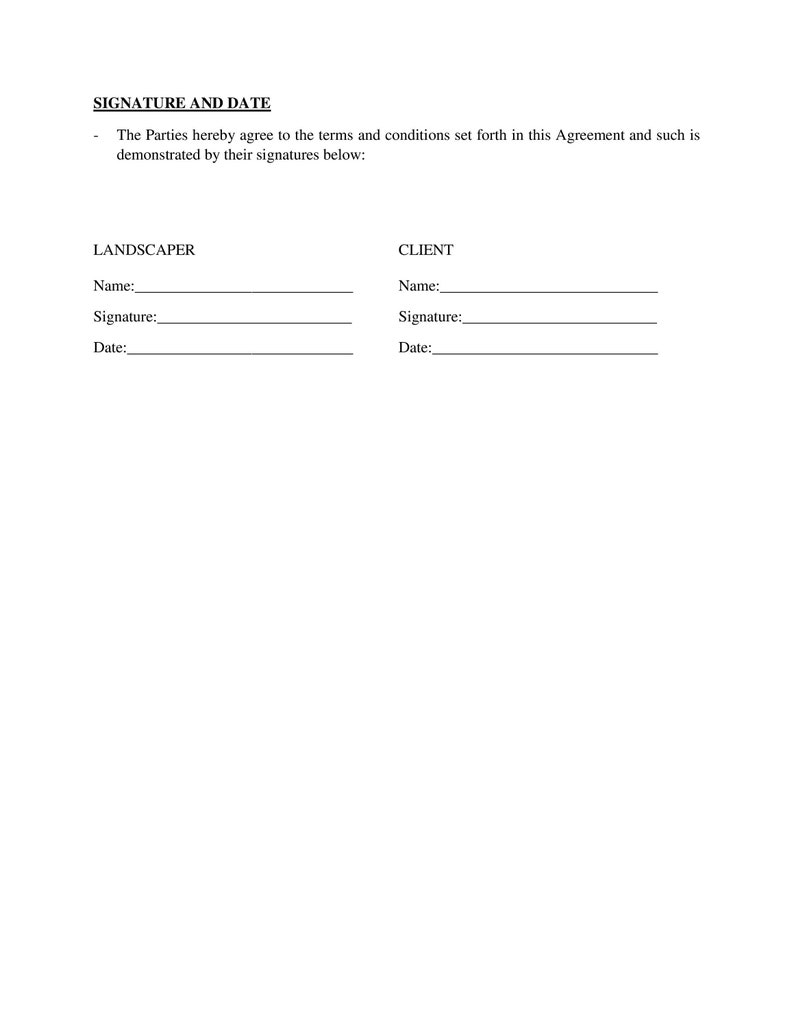 Parties Signature Lawn-service-and-landscaping Service Template - Etsy