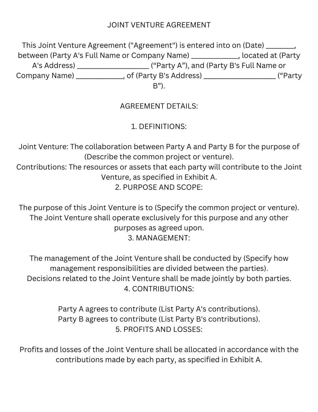Licensing Agreement Template - Etsy