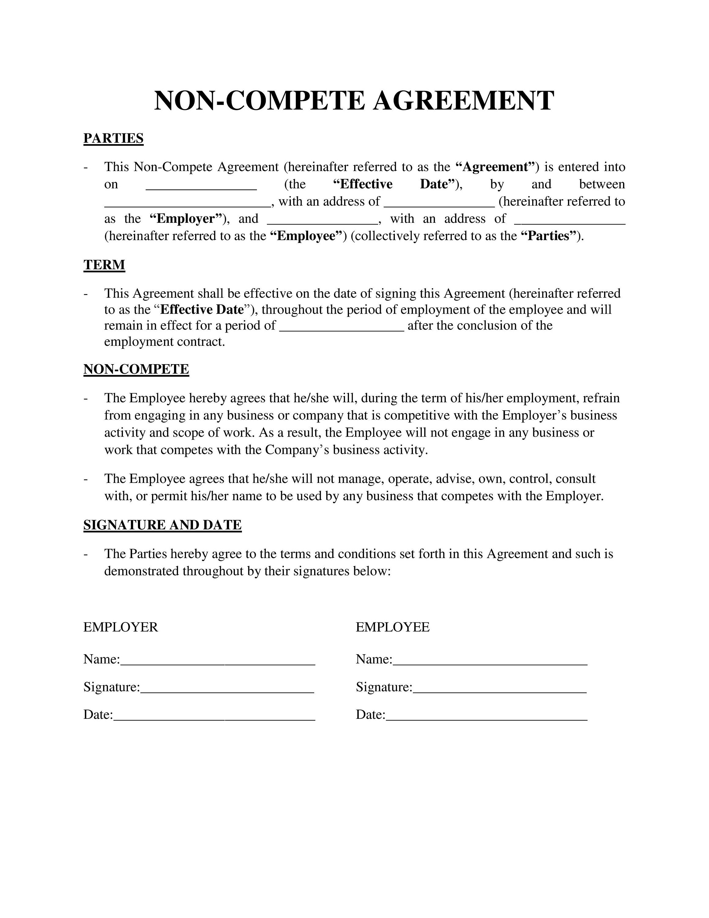 Non-Compete-Agreement-Template