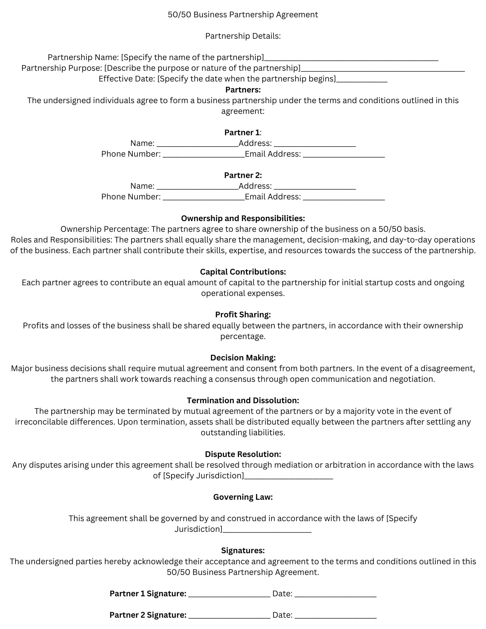 50-50-business-partnership-agreement-template-download-etsy