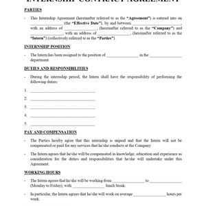 Internship-Contract-Agreement