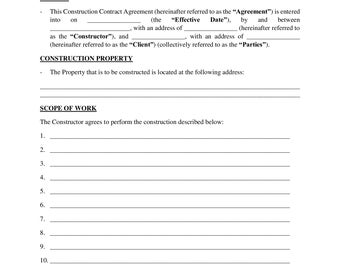 Construction-Contract-Template