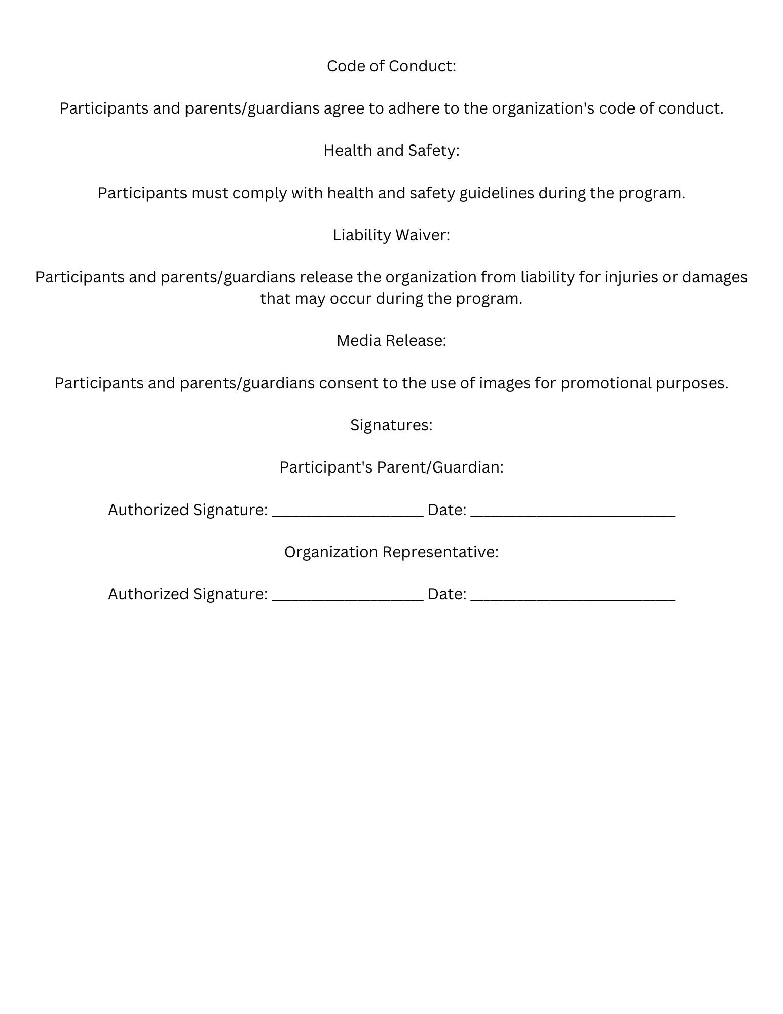 Youth Sports Contracttemplate, Instant Download Etsy Youth Sports Contracttemplate, Instant Download Etsy