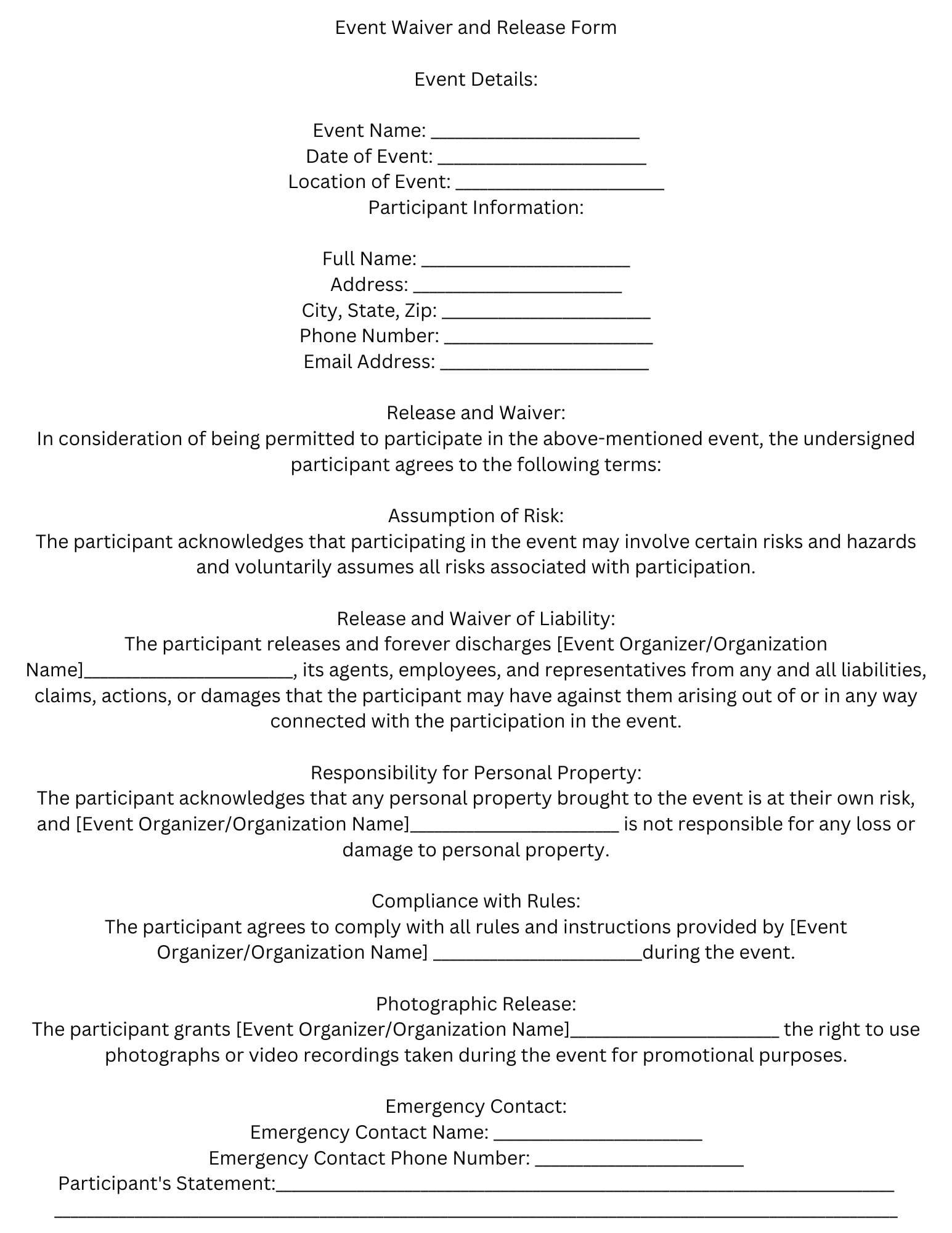 printable-event-waiver-release-form-template-downloadable-pdf-for-event-safety-easy-to-use-and-customizable-etsy for Free Printable Contractor Waiver And Release Form Printable Event Waiver & Release Form Template - Downloadable PDF for Event Safety - Easy to Use and Customizable - Etsy for Free Printable Contractor Waiver And Release Form