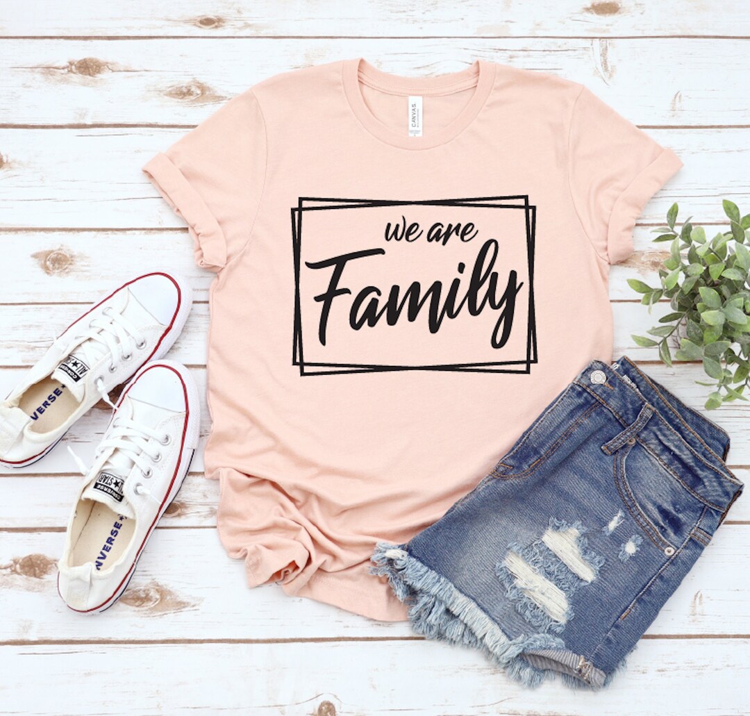 We Are Family Shirt Family Shirt Cute Family Tshirt Funny Etsy