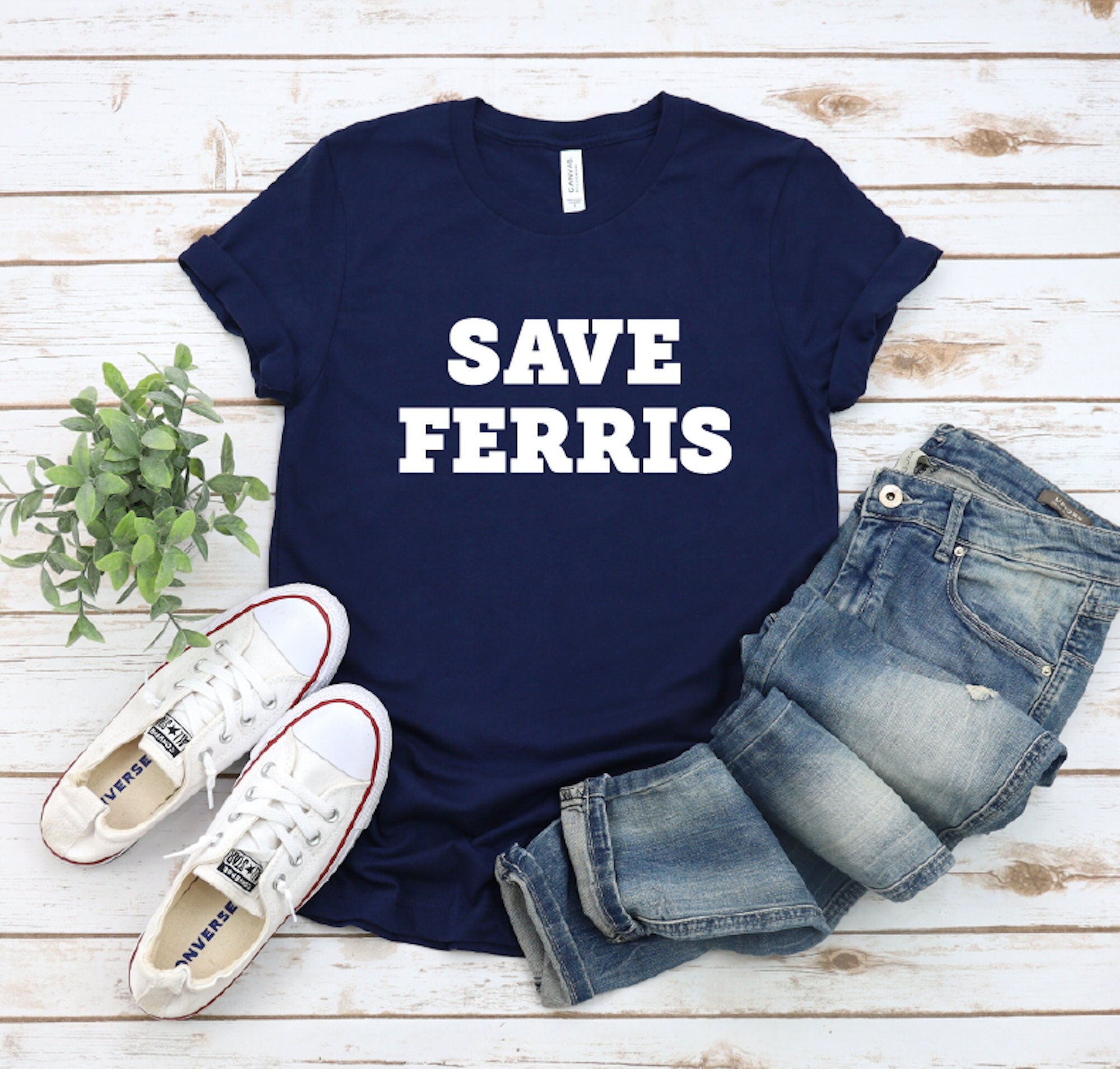 Ferris Bueller Cameron Save Ferris Photoreal Shirt - TeeUni