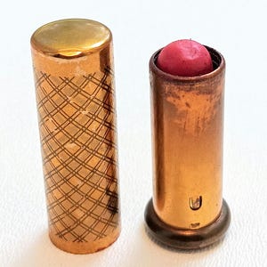 Vintage Harriet Hubbard Ayer Lipstick Tube 1948 High Note Red Metal Case Collectible