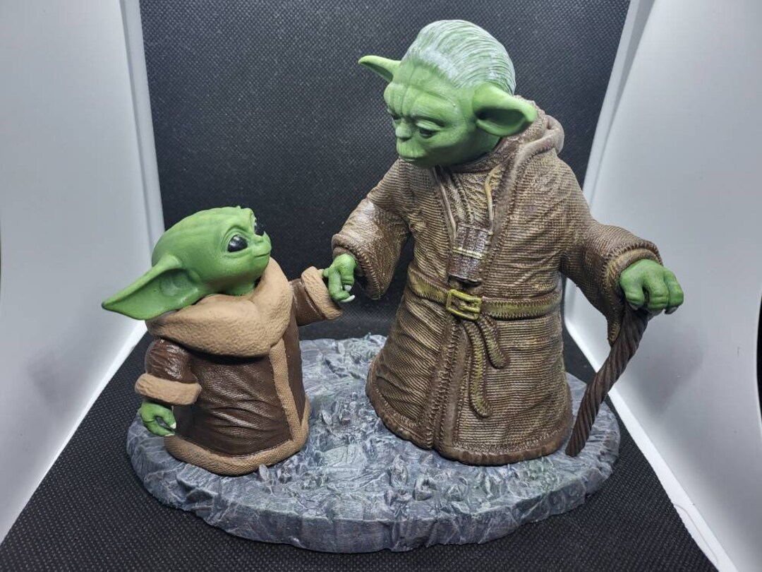 Yoda and Grogu Etsy