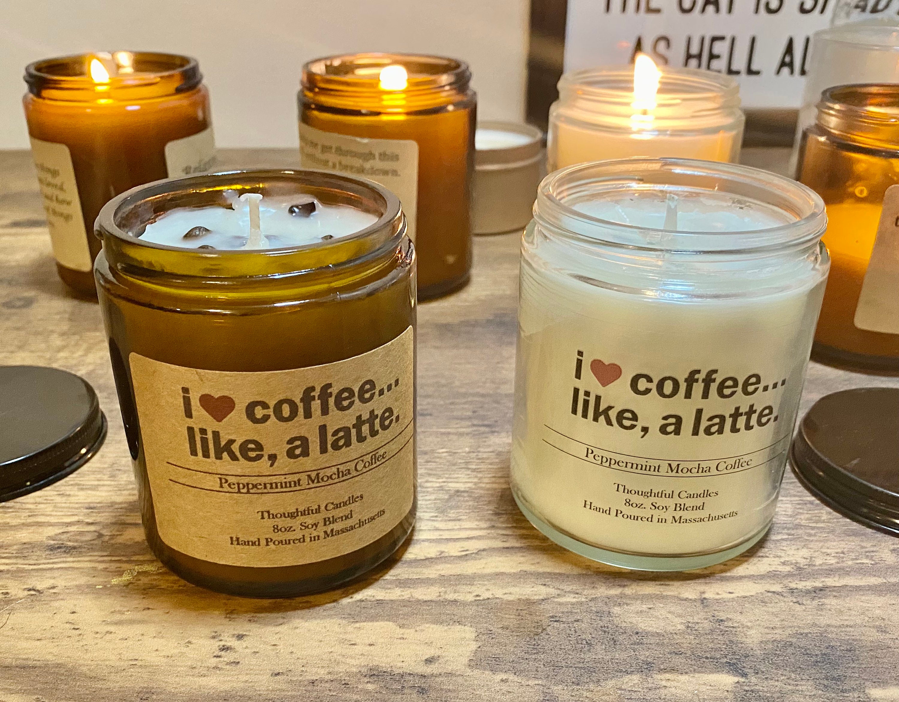 Coffee Scented Candle. Great Coffee Decor or gift for Etsy
