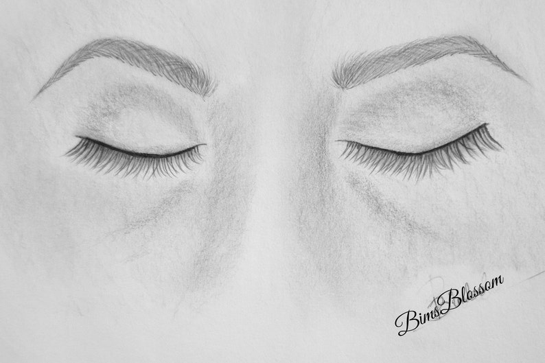 dibujo-a-l-piz-realista-de-ojos-cerrados-ojos-cerrados-femenino
