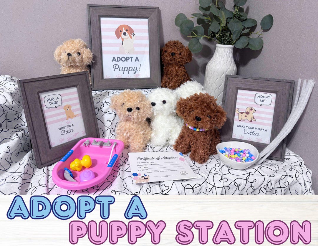 Adopt A Puppy Party, Adopt A Pet Birthday Party Girl, Adopt A Puppy ...