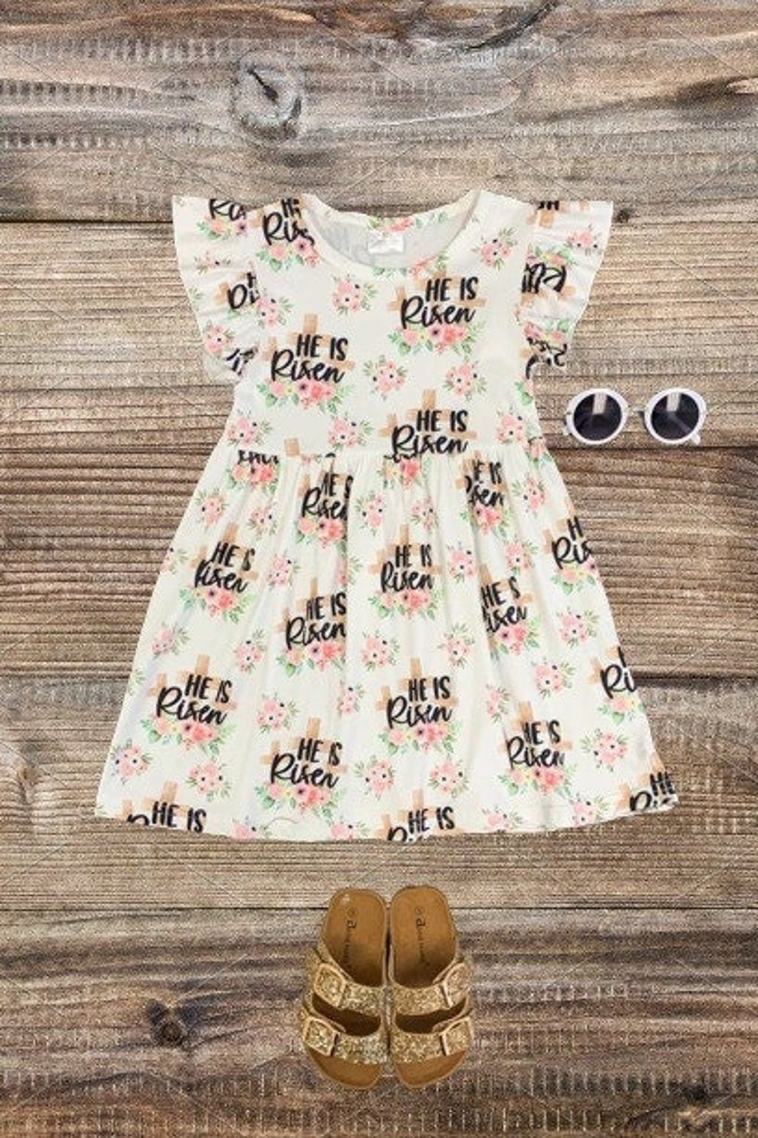 he is risen easter dress