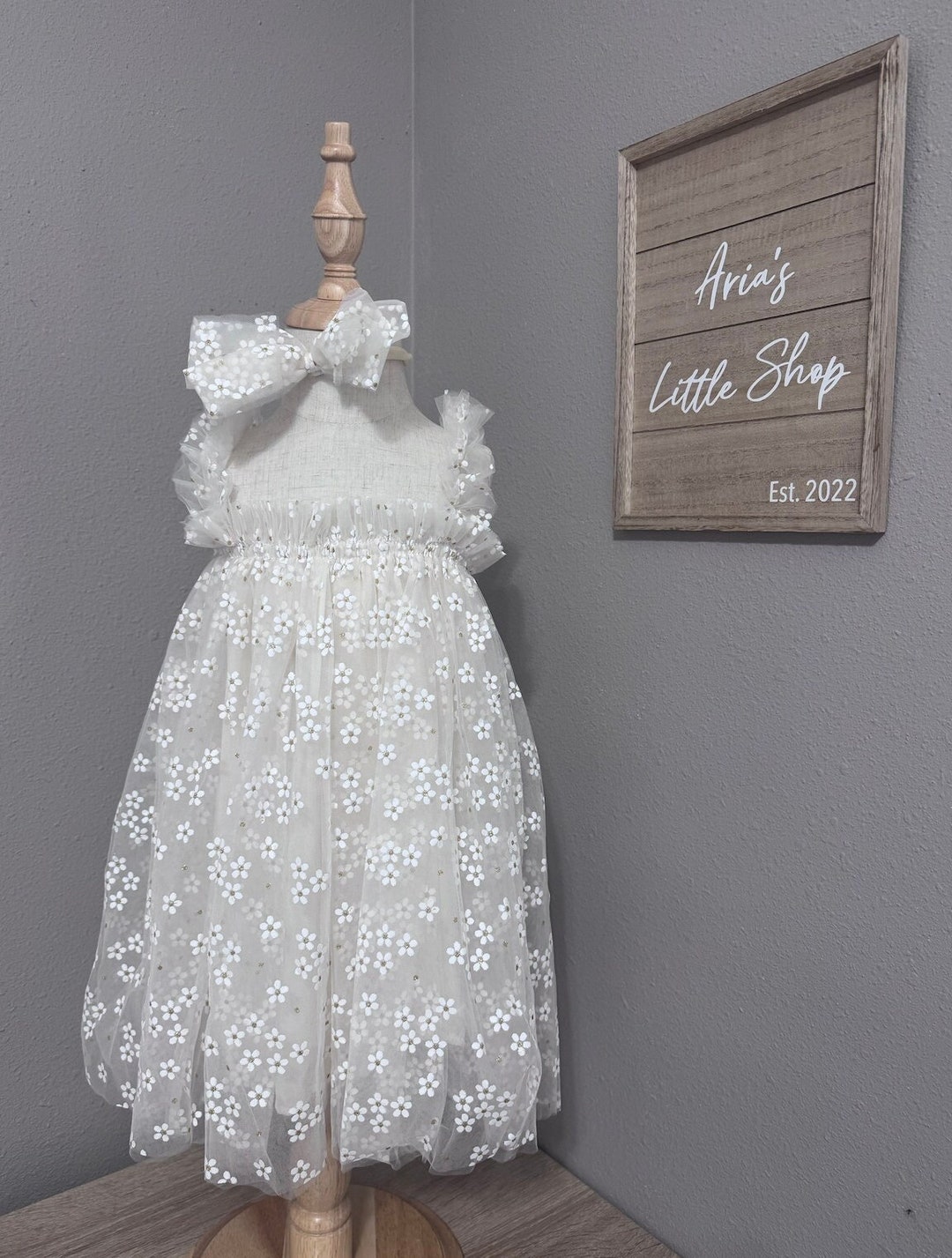 Thing Thing Ziggle Dress - Creamy Daisy