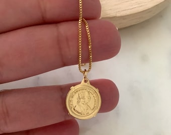 Necklace Excellent 14K Gold Filled Pendant Jewelry fashion Coin Design Necklace Excellent 14K Gold Filled Pendant Jewelry fashion Coin Design