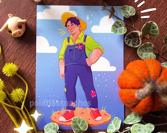 A5 Shane Stardew Valley print