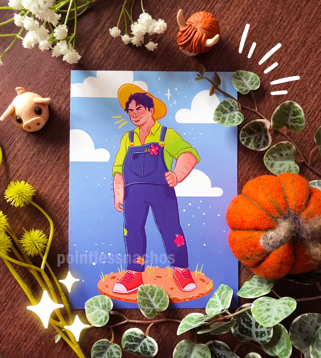 A5 Shane Stardew Valley Print - Etsy