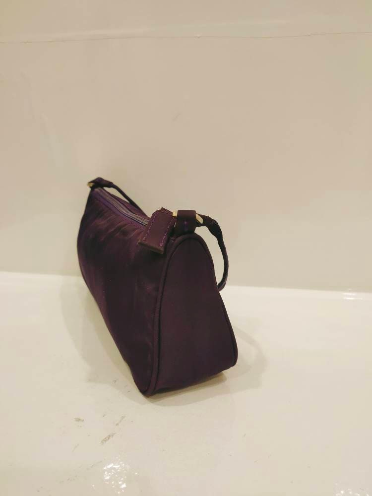 Authentic Prada Bag Nylon Pochette Mini Shoulder With Paper 