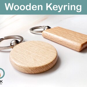 Wood Blank Keychain Etsy UK