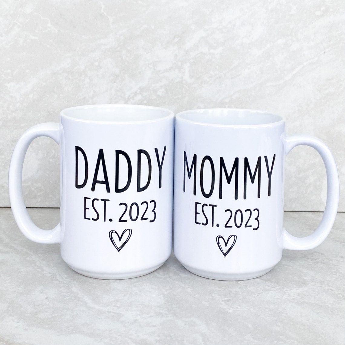 New Mom and Dad Gift Box Mom Dad Mug Set Gift Box for Etsy