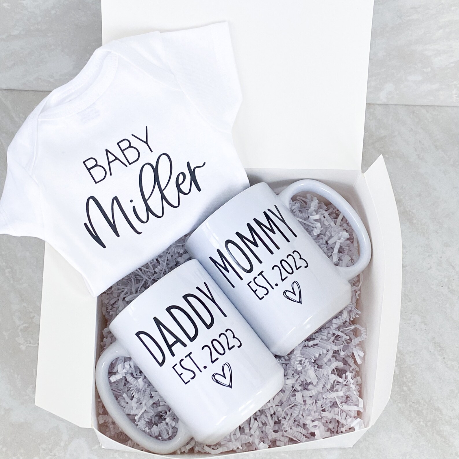 New Mom and Dad Gift Box Mom Dad Mug Set Gift Box for Etsy