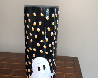 Halloween ghost tumbler