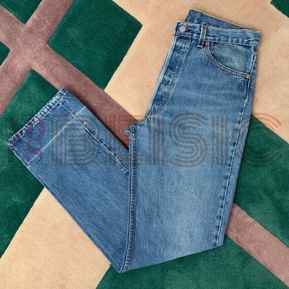 Vintage Mens Levis 501 Button Fly Jeans 