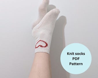 Sock Knits | Sabrina Socks PDF Knitting Pattern | Retro-Inspired Cozy Knit Socks