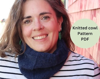 Knitted Cowl | PATTERN ONLY | The Journey Cowl
