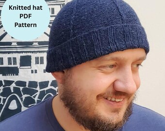 Knit hat knitting | PATTERN ONLY | The Journey Hat