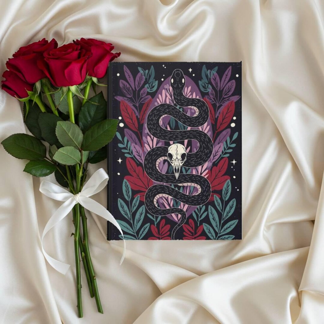 Snake Journal Celestial Snake Journal Hardcover Witch Grimoire Witchcore Journal ...