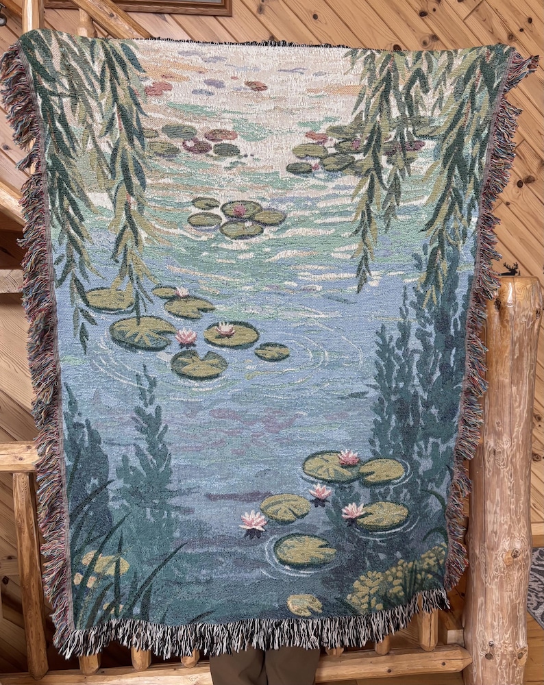 Lilypond Woven Blanket