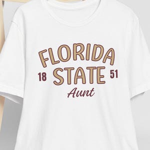 Garnet and Gold Aunt Shirt | Gift for Florida State Aunt