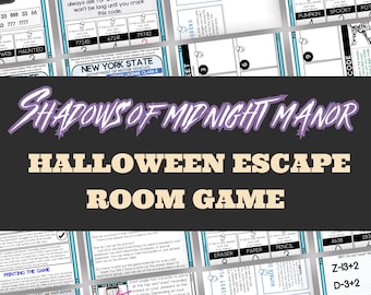 Halloween Escape Room for Kids | Birthday Party Games | Family Activities | Spooky Classroom Games | Mystery Escape Room Puzzle Adventure